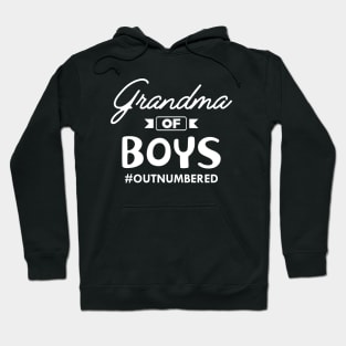 Grandma of boys #outnumbered Hoodie